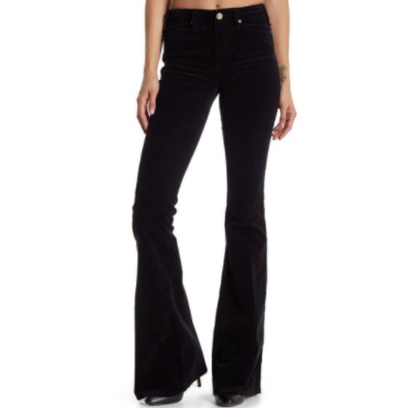 McGuire Charlamagne Black Flare Corduroys size 25 - Picture 1 of 13